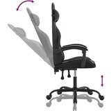  Igraća stolica od umjetne kože crna | shoptok.hr