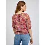 Orsay Red-Pink Ladies Patterned Blouse - Women | Eponuda.ba