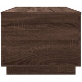  Stolić za kavu s LED svjetlima smeđa boja hrasta 90x50x40 cm | shoptok.hr