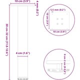  Noge za klub stolić 4 kom. Crne 30-32 cm Čelične | shoptok.hr