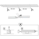  led traka neon 2 m, 17 w, 12 v, IP65, plava | Eponuda.com