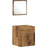  4-dijelni set namještaja za kupaonicu od starog drva | shoptok.hr