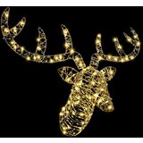 vidaXL Reindeer vuče saonice Topla bijela 60 cm PET | shoptok.hr