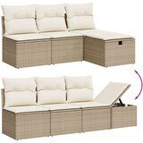  8-dijelni set vrtnih sofa od poliratana s jastucima bež | shoptok.hr