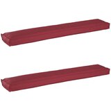  Jastučići za klupu 2 kom Bordo 200x40x8 cm Oxford tkanina | shoptok.hr