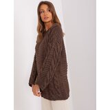 BADU Sweater-BA-SW-8047.92P-dark brown | Shoptok.si