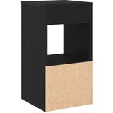 vidaXL Noćni ormarić s ladicom crni hrast 35x34x66,5 cm | shoptok.hr