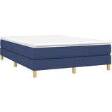  Za krevet s oprugama plavi 140x200 cm od tkanine | shoptok.hr