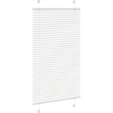 vidaXL Plisirana žaluzija Bela 75x100 cm Širina tkanine 74,4 cm | Shoptok.si