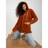 Fashion Hunters Light brown fur sweatshirt from RUE PARIS Cene
