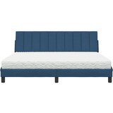  Krevet s madracem plavi 180x200 cm od tkanine | shoptok.hr