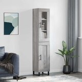  Visoka komoda siva sonome 34 5x34x180 cm od konstruiranog drva | shoptok.hr