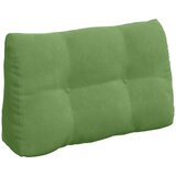 vidaXL Poglavni vzglavnik Svetlo zelena 80 x 24 x 50 cm Žamet | Shoptok.si