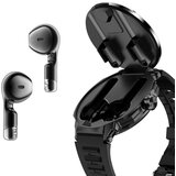 INF 2-v-1 TWS pametna ura z ušesnimi slušalkami, Bluetooth 5.3, NFC Black, (5000310158) | Shoptok.si