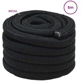  Višenamjensko pomoćno uže 40 mm 5 m Crna PP - Crna 40 mm 5 m | shoptok.hr