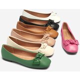 Resti Women's camel ballerinas with decoration on the nose Caxien- Footwear | Shoptok.si