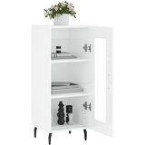  Komoda sjajna bijela 34,5 x 34 x 90 cm od konstruiranog drva | shoptok.hr