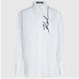 Karl Lagerfeld SIGNATURE SEQUINS T-SHIRT Bijela Cijene