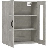 Viseći zidni ormarić siva boja betona 69,5 x 34 x 90 cm | Eponuda.com