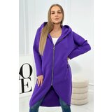 Kesi Long insulated sweatshirt dark purple Cene