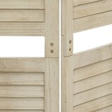 Sobna pregrada s 5 panela 175 x 165 cm masivno drvo paulovnije | shoptok.hr