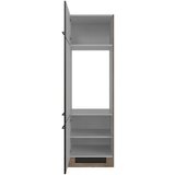 Flex-Well Omara Za Vgradno Napravo Capri, Črna, Hrast | Shoptok.si