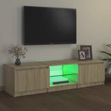TV ormarić s LED svjetlima boja hrasta sonome 140x40x36 cm | Eponuda.ba