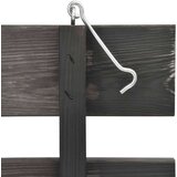  Trojna lopa za smetnjake 210x75x121 cm barvana trdna borovina | Shoptok.si