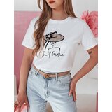 DStreet T-shirt damski z nadrukiem WOMANPOW biały | Shoptok.si