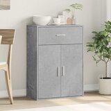  Komoda siva boja betona 60x30x84 cm od konstruiranog drva | Eponuda.ba