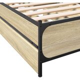  Okvir kreveta s uzglavljem s ladicama Hrast sonoma 80 x 200 cm | Eponuda.ba