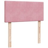 Box spring krevet s madracem ružičasti 90x200 cm baršunasti | shoptok.hr
