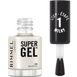 Rimmel London Super Gel gel lak za nohte brez uporabe UV/LED lučke odtenek 109 Whipped 12 ml | Shoptok.si