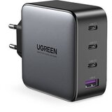 Ugreen Stenski polnilec CD226, USB QC3.0, 3x USB-C, 100W, PD (črn), (20633319) | Shoptok.si