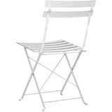  Sklopiva stolica za vrt 2 pcs Bijelo 42 x 46 x 82cm Metal | shoptok.hr