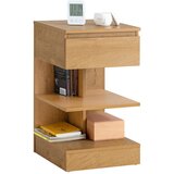 SoBuy nočna omarica s predalom v barvi lesa v stilu minimalizma, (20815137) | Shoptok.si