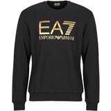 Ea7 Emporio Armani Puloverji TRAIN LOGO SERIES M T-TOP CN BIG LOGO - TRAIN LOGO SERIES M T-TO Črna Cene