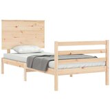  Okvir kreveta s uzglavljem 2FT6 mali jednokrevetni masivno drvo | shoptok.hr