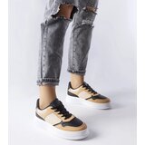 Gemre Black-beige shoes on a thicker sole Baron | ePonuda.com