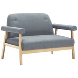 Maison Chic kavč - Sofa - Kanape dvosed iz blaga svetlo sive barve, (21727116) | Shoptok.si