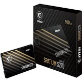 SSD SATA trdi disk 960GB Msi Spatium S270 za PS4 & PS3 & PC | Shoptok.si