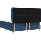  Postelja s pomičnim dnom in vzmetnico Modra 180x200 cm Tkanina, (22051874) | Shoptok.si