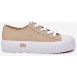 Lee Women's Platform Sneakers Beige ISLA C WOMEN LOW | Shoptok.si
