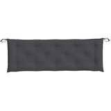  Jastuci za vrtnu klupu 2 kom antracit 150x50x7 cm tkanina | shoptok.hr