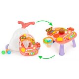 ECO TOYS Edukativna 2u1 guralica + interaktivni stol sa zvukovima, roza Cijene