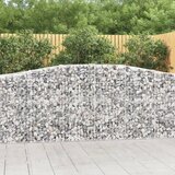 Lučne gabionske košare 2 kom 400x50x100/120cm pocinčano željezo Cijene