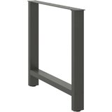 vidaXL noge kavne mizice antracit 2 kosa 80x(72-73) cm jeklo | Shoptok.si