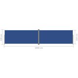  Uvlačiva bočna tenda plava 220 x 1000 cm | shoptok.hr