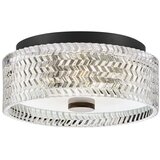  hinkley hk-elle-f-s-bk - plafonska lampa 2xE27/60W/230V, prečnik 30,5 cm, crna | Eponuda.com