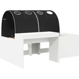  Krevet s tunelom 4 pcs Artisian hrast i crna Konstruirano drvo | Shoptok.si